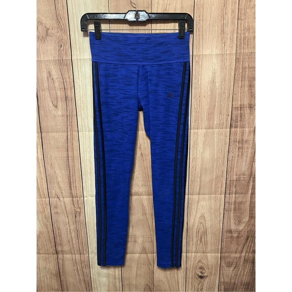 Adidas Small blue sport essentials active wear leggings athletic climalite